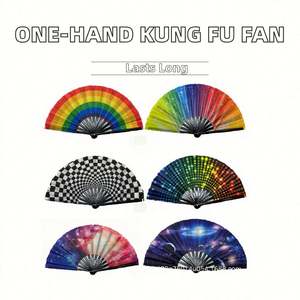 Abanico Portátil de Bambú Tallado y Pintado para Festivales, con Diseño Musical y de Amor, de Papel, 33cm, para Decoración del Hogar, Regalo Promocional Empresarial - Product Image 6