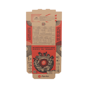 Großhandel 6/<span class=keywords><strong>8</strong></span>/10/12/13 Zoll Mitnehm-Flötenkarton Pizza-Geschenkboxen mit Kundenspezifischem Logo Bedruckt Industrielles Papier UV-Vorteilhaft - Product Image 1