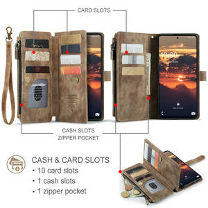 Cover Posteriore Staccabile 2 in 1 per <span class=keywords><strong>Samsung</strong></span> S23 M53 M33 <span class=keywords><strong>M23</strong></span> M13 Custodia Portafoglio con Porta Carte Magnetica in Pelle - Product Image 2