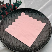 Papier de soie jetable coloré personnalisé personnalisé pour le mariage de restaurant