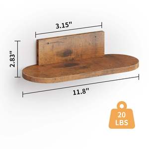 Bán Hàng Nóng Treo Tường Mộc Mạc Trang Trại Gỗ Kệ Chất Lượng Cao Hiện Đại Nổi Tường Kệ Cao Cấp Rắn Gỗ Lưu Trữ Kệ - Product Image 3