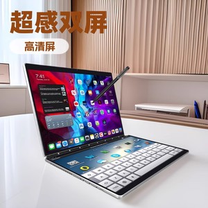 2025 nuevo hecho a medida 13,5 ''pantalla Dual completamente táctil Notebook Laptop <span class=keywords><strong>PC</strong></span> 12th Intel Alder Lake N100 16GB <span class=keywords><strong>DDR5</strong></span> <span class=keywords><strong>RAM</strong></span> 9000mAh procesador - Product Image 2
