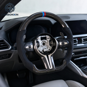 Volant de voiture en cuir personnalisé pour BMW F10 F20 F15 F31 F30 F32 F36 X1 X2 X3 X4 X5 X6 M2 M3 M4 GT E90 E92 E70 E82 E53 E89 E81 - Product Image 5