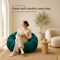 Fauteuil nuage individuel, chaise longue en mousse haute densité pour salon, chambre à coucher, coin lecture, adultes