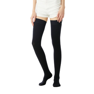 Medico grado 15-20 mmHg punta aperta coscia ad alta compressione <span class=keywords><strong>calze</strong></span> a maglia tessitura puntino gambe - Product Image 1