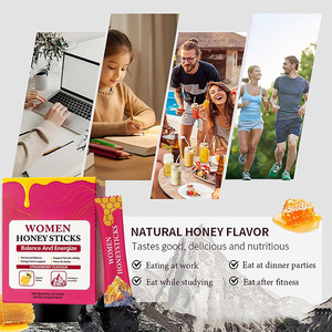 Palitos <span class=keywords><strong>de</strong></span> <span class=keywords><strong>Miel</strong></span> con Shilajit para Mujeres, con Shatavari y Azafrán, para el Equilibrio Hormonal, Energía y Vitalidad Femenina (OEM) - Product Image 3