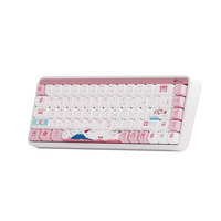 Clavier de jeu sans fil AKKO JIN01 Tokyo, mini clavier programmable métallique avec montage sur joint