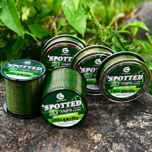YACUMA 500 mètres de ligne de pêche en fibre de carbone Invisible vert tacheté monofilament en nylon résistant à l'usure pour la pêche en lac et en rivière - Product Image 5
