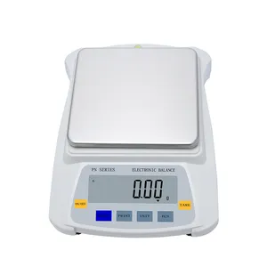0.01g 2kg 10mg Square Weighing Pan Digital Weigh Balance Scale Electronic Digital Scales Precision Balance