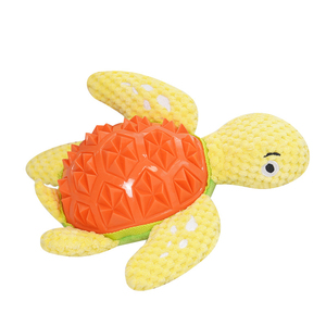 Manufacturer Wholesale Eco-Friendly Squeaky Chew TPR Dog <b>Plush</b> Toys with Custom Logo for Indoor Use and Cartoon Pattern - Product Image 6