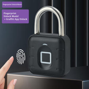 <span class=keywords><strong>Cadenas</strong></span> intelligent à empreintes digitales en alliage d'aluminium IP67 étanche, plaqué zinc, pour armoire, casier, dortoir, anti-empreintes digitales - Product Image 1