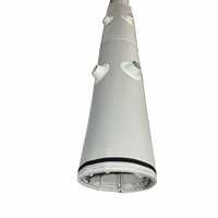 Système de conduits d'air en tissu composite caoutchouc-plastique isolé, flexible, pour ventilation CVC, isolation thermique, fabrication directe usine, OEM