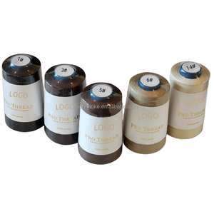 ด้ายฝ้ายสีดำสำหรับมืออาชีพ (ฝ้าย 100%) สำหรับเย็บต่อผม - Product Image 2