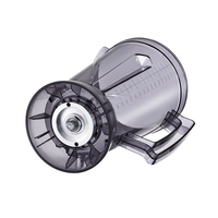 Elektrische blender met grote capaciteit, 2 liter, 2200 W, 25000 RPM, met 2 roestvrijstalen messen, multifunctioneel voor huishoudelijk, hotel- en buitengebruik