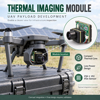 Module de caméra thermique 256x192 VOx LWIR, noyau d'imagerie thermique infrarouge non refroidi, sortie USB UVC, MIPI UART pour intégration OEM