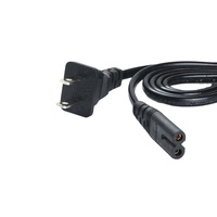 Tv Cavo di Alimentazione 2-prong Figura 8 Cavo di Alimentazione Ad Angolo L-tipo Iec C7 A Nema 1-15p Cavo di Ricambio Per Samsung Sony Jvc Tcl Roku Lcd