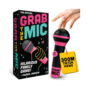 Jeu de karaoké Grab The Mic pour 2 à 10 joueurs, jeu de fête amusant pour la famille, cadeau d'anniversaire pour adolescents et enfants - Product Image 5