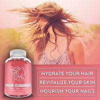 Best verkochte private label vegan haar groeivitamines in blikjes, gummies voor alle haartypes, sterke haar- en nagelgroei, huidverzorging