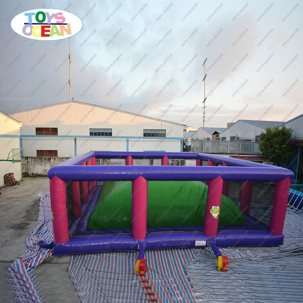 Montaña suave inflable para niños, hinchable, para saltar