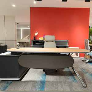 Mobilier de bureau <span class=keywords><strong>administratif</strong></span> haut de gamme de qualité commerciale, ensemble de bureau à domicile de luxe avec un design haut de gamme - Product Image 2