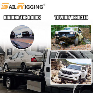 Nhà máy cung cấp Tow Truck chains 5/16inch Vàng mạ kẽm Chuỗi Giao thông vận tải G70 Tie xuống chuỗi với 15inch J móc - Product Image 6