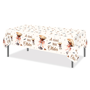 ZB360 <span class=keywords><strong>Espresso</strong></span> Martini PE tovaglia Martini Bar copertura tavolo in plastica per Martini addio al nubilato festa di compleanno decorazioni per festa - Product Image 2