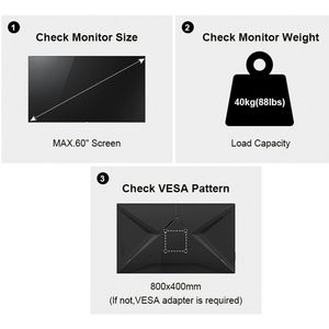 Nuevo soporte de <span class=keywords><strong>TV</strong></span> VESA de 800X400mm <span class=keywords><strong>patas</strong></span> de soporte base de soporte de <span class=keywords><strong>TV</strong></span> universal - Product Image 5