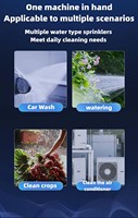 Nettoyeur de voiture électrique miniature portable, lavage de voiture à vapeur mobile haute pression, nettoyage efficace, équipement de lavage de voiture en ABS et cuivre