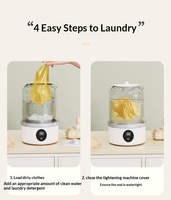 Mini Lave-linge Portable Sans Fil Nouveau Modèle Petit Automatique pour Sous-vêtements et Bas