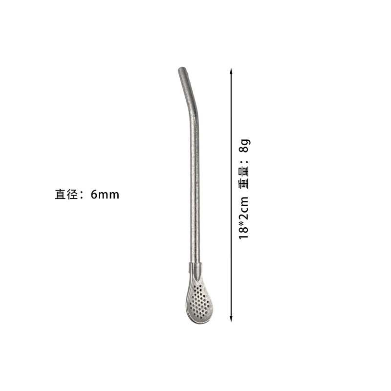 [เบนยิน] ช้อนกรองหลอดดูดไทเทเนียมบริสุทธิ์