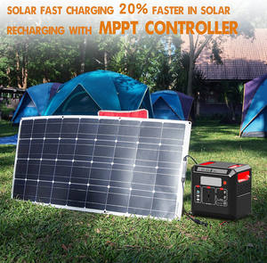 Centrale électrique portable 518Wh AC110/220V DC12V USB QC3.0 18W prise de voiture Camping en plein air 500W sortie Charge rapide bidirectionnelle solaire - Product Image 5