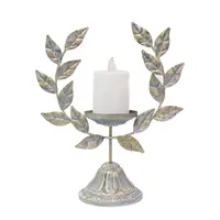 Candelabro de Metal para decoración del hogar, candelabro de hierro para decoración de escritorio, navidad