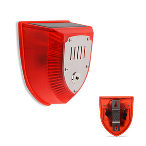 Nouvelle Arrivée : Sirène de Sécurité à Énergie Solaire avec Détecteur de Mouvement, Lumière d'Alarme Solaire pour Ferme, Lumière Extérieure à Capteur d'Alarme - Product Image 1