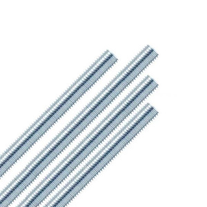 Mai Lin Fully Threaded Galvanized Lead Screw Metric Right Hand Grade A Carbon Steel 4.8 Blue White Zinc Construction Industry - Product Image 1