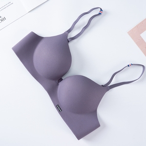 Dropshipping ragazze di moda semplice biancheria intima femminile Push up t-shirt reggiseno senza fili Comfort donna senza cuciture reggiseno - Product Image 3