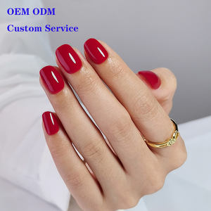 Benutzer definierte feste Acryl nägel Drücken Sie auf künstliche gefälschte Nägel Fingernägel Großhandel Lieferant Kurze handgemachte weiche Gele Drücken Sie auf die Nägel - Product Image 1