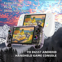 Console de jeu vidéo portable Yo RG557, Android 14, écran tactile AMOLED HD de 5,48 pouces, 5500 mAh, Wi-Fi, 256 Go, pour jeux PS2 3DS