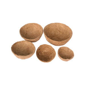 سلال زهور يدوية الصنع من مواد طبيعية من ألياف جوز الهند للشرفات - Product Image 3