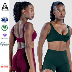 Nuovo Reggiseno Sportivo a U con Supporto Elevato e Spalline Incrociate, Antiurto, per Corsa, Allenamento Outdoor e Fitness - Product Image 1