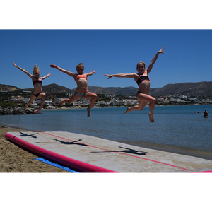 Nouveau design de tapis d'<span class=keywords><strong>air</strong></span> gonflable, personnalisation 3M/<span class=keywords><strong>4M</strong></span>/6M/8M, tapis de gymnastique gonflable pour le tumbling - Product Image 2