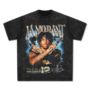 Camiseta Retro de Manga Corta para Hombre y Mujer, Estilo <span class=keywords><strong>Morant</strong></span>, del Jugador de Baloncesto <span class=keywords><strong>Ja</strong></span> <span class=keywords><strong>Morant</strong></span> - Product Image 4