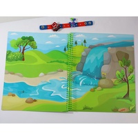 Juego de Pegatinas 3D Reutilizables para Niños y Bebés, con Temática de Animales, Juguete Educativo DIY, Resistente al Agua, Ecológico, Regalo de Cumpleaños