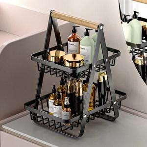 Multifunktionaler Dreistufiger Tragbarer Aufbewahrungskorb für Obst und Gemüse für Wohnzimmer & Küche, Aufbewahrungskorb für Snacks & Süßigkeiten - Product Image 4