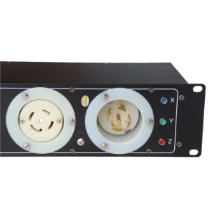 Fabbrica 20A US Edison Rack di distribuzione scatola con L21-30 Twistlock 3 fase di potenza In & Output materiale In alluminio Distro - Product Image 4