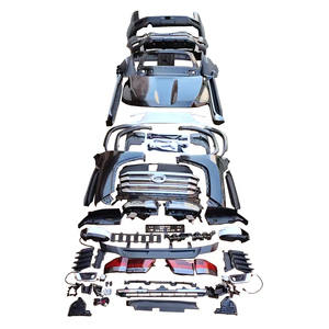 อุปกรณ์เสริมรถยนต์สำหรับ Toyota <span class=keywords><strong>Land</strong></span> <span class=keywords><strong>Cruiser</strong></span> LC200 2008-<span class=keywords><strong>2021</strong></span>บานปลายไปยังชุด modellista LC300ที่มีกระจังหน้ากันชน - Product Image 1