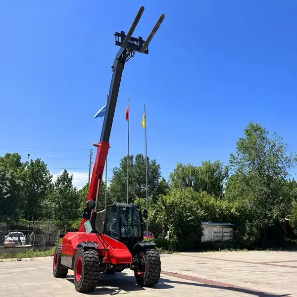 3 Ton Capacity 4X4 Telescopic Boom Forklift 7 Metwers For Sale