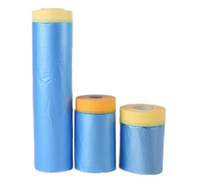 Film de protection plastique épaissi haute adhérence pour peinture en aérosol, autocollant statique spécial voiture anti-déchirure de peinture pour masquage