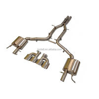 Système d'échappement en acier inoxydable T304 de qualité supérieure avec soupapes électroniques télécommandées pour Mercedes-Benz C63 AMG W204 6.2L
