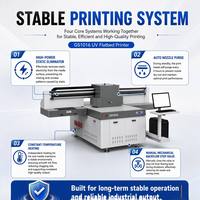Imprimante UV à plat grand format industrielle 1016 I3200 G5 G6 à 4 têtes, machine d'impression numérique pour verre, métal, acrylique