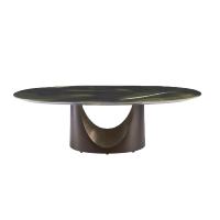 Table basse moderne élégante noire à succès, design en marbre de luxe, cadre en métal, garantie de 3 ans, meubles de maison